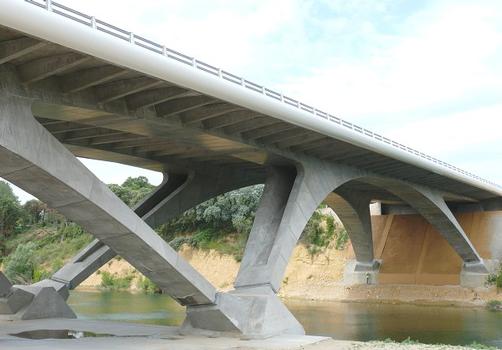Autoroute A750 - Gignac - Pont sur l'Hérault vu de l'amont en rive gauche