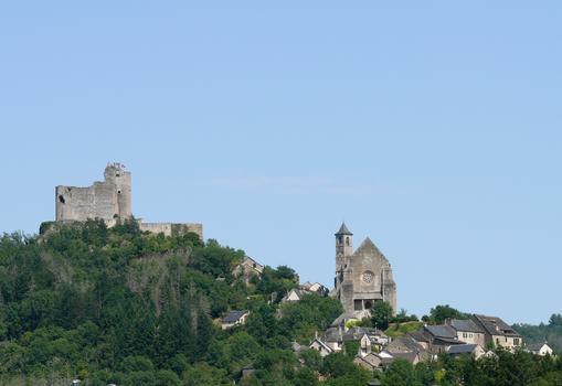 Najac - Le château et l'église