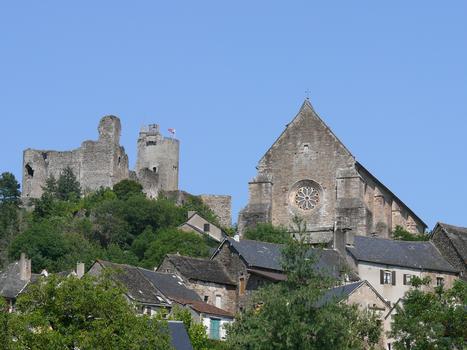Najac - Le château et l'église