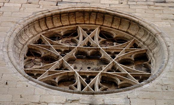 Avignon - Couvent Sainte-Catherine - Eglise - Façade - Rose