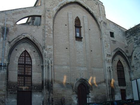 Avignon - Couvent des Célestins - Eglise - Mur de fermeture de la nef