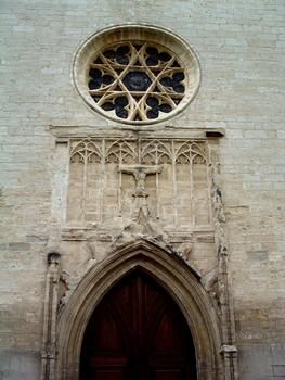 Avignon - Couvent des Carmes - Eglise - Façade - Portail