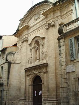 Avignon - Chapelle de la Congrégation des Hommes, rue Paul-Saïn - Façade