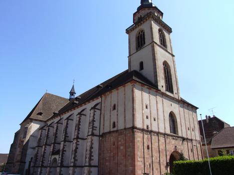 Andlau - Eglise Saint-Pierre-et-Saint-Paul (ancienne abbatiale créée par sainte Richarde) - Ensemble