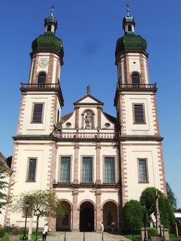 Ebersmunster - Eglise Saint-Maurice (ancienne abbatiale) - Façade occidentale
