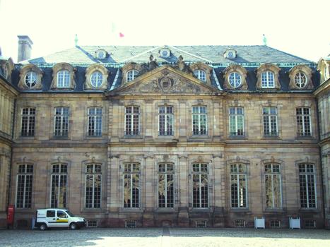 Strasbourg - Palais Rohan - Façade sur la cour d'honneur