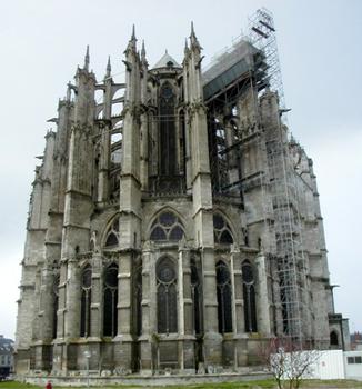 Cathédrale Saint-Pierre de Beauvais.Chevet en cours de restauration