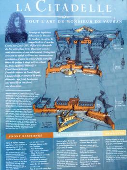 Citadelle de Besançon - Panneau d'information