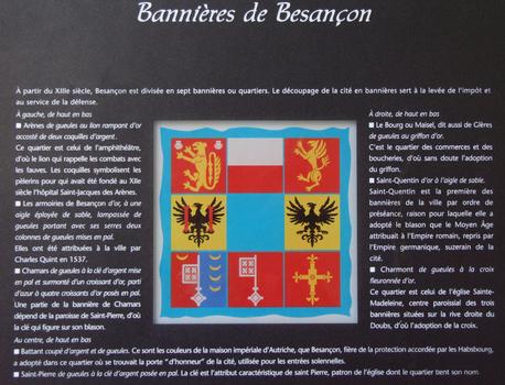 Besançon - Hôtel de ville - Panneau d'information