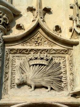 Château de Blois.Le porc-épic, emblème de Louis XII