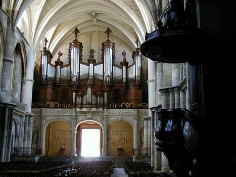 Bordeaux - Cathédrale Saint-André - Nef et orgue