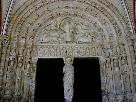 Cathédrale Saint-Etienne de Bourges.Porche sud