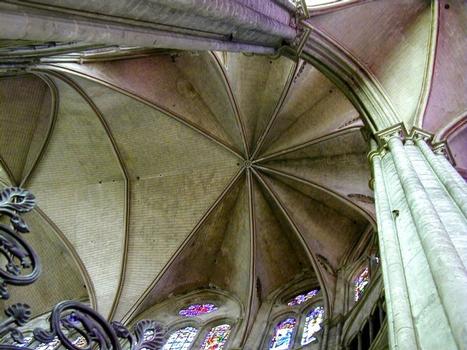 Cathédrale Saint-Etienne de Bourges.Voûte du choeur