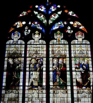 Chapelle le Roy - Vitraux avec 12 saints - 1473