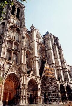 Cathédrale Saint-Etienne de Bourges.Façade occidentale