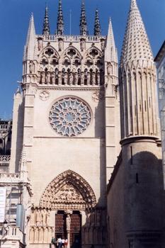 Cathédrale de Burgos.Porte du Sarmental