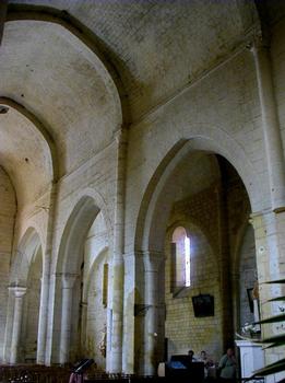 Abbaye de Cadouin.Elévation de la nef de l'église