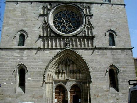 Cathédrale Saint-Etienne à Cahors.Façade occidentale