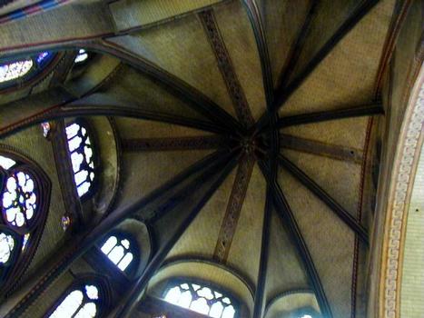 Cathédrale Saint-Etienne à Cahors.Voûte du choeur