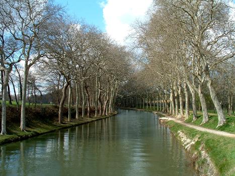 Canal du Midi after the Océan Lock