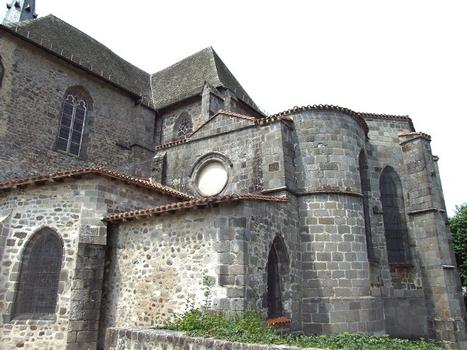 Aurillac - Eglise Saint-Géraud - Chevet du 13ème et 14ème siècles