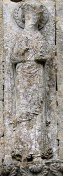 Saint-Amant-de-Boixe - Eglise Saint-Amant (ancienne abbaye Saint-Amant) - Bras nord du transept: sculptures du 12ème siècle: Saint-Amant-de-Boixe - Eglise Saint-Amant (ancienne abbaye Saint-Amant) - Bras nord du transept: sculptures du 12 ème siècle