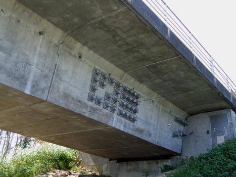 Pont sur la Seudre - Renforcement du tablier côté culée rive gauche