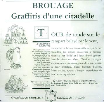 Remparts de Brouage - Porte d'Hiers (1631) - Panneau d'information