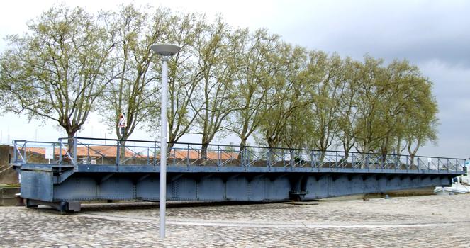 Drehbrücke am Quai Bellot, Rochefort