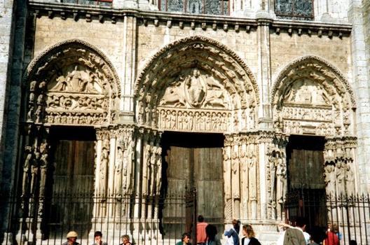 Cathédrale de Chartres.Portail occidental (Portail Royal)