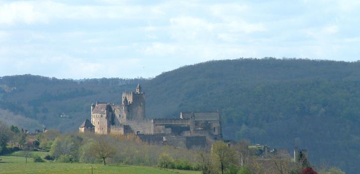 Château de Beynac - Le château vu du côté nord