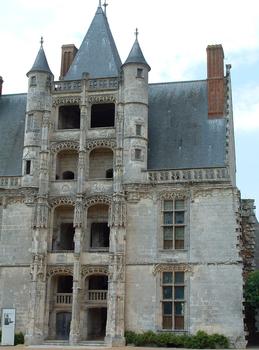 Châteaudun - Château - Le grand escalier de l'aile de Longueville