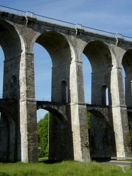Pont ferroviaire de Chaumont.Elévation