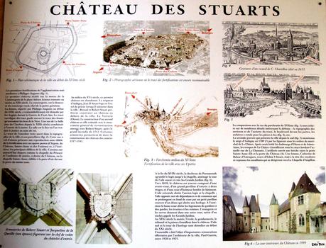 Aubigny-sur-Nère - Château des Stuarts - Panneau d'information
