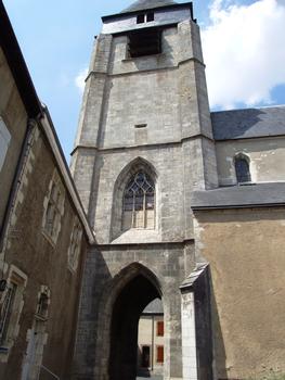 Aubigny-sur-Nère - Eglise Saint-Martin - Tour-porche de la fin du 15ème siècle