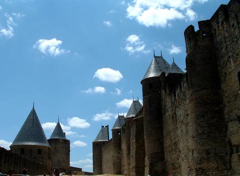 Cité de Carcassonne
Les lices entre les deux enceintes côté Est