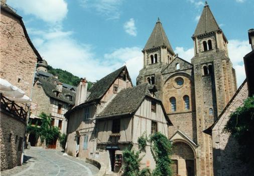 Abbey of Sainte-Foy de Conques. General View