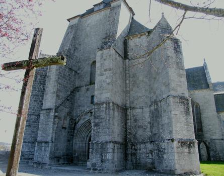 Saint-Angel - Eglise priorale Saint-Michel-des-Anges - Façade occidentale de l'église
