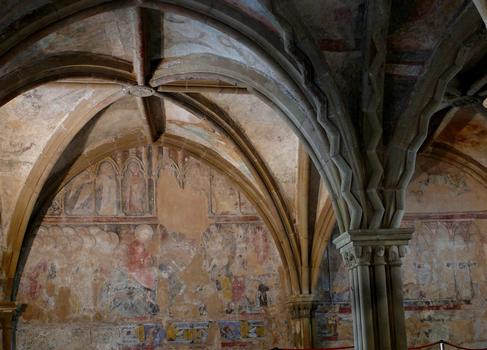 Musée de Tulle - André Mazeyrie- Cloître de l'abbaye St Martin et St Michel - Salle capitulaire - Fresque sur le mur Nord