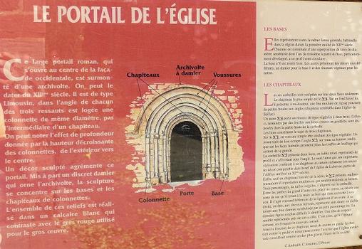 Meyssac - Eglise Saint-Vincent - Panneau d'information
