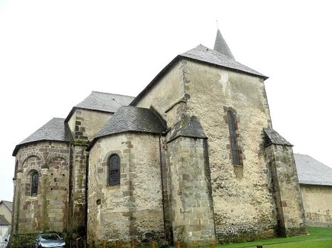 Lubersac - Eglise Saint-Etienne - Chevet et bras nord du transept