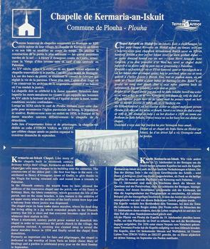 Plouha - Kermaria - Chapelle de Kermaria-an-Isquit - Panneau d'information