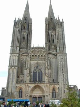 Cathédrale Notre-Dame, Coutances.Façade occidentale