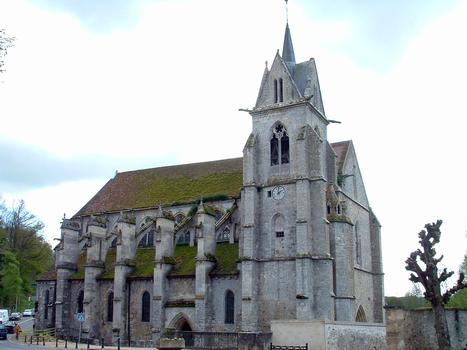 Crécy-la-Chapelle - Collégiale Notre-Dame - Ensemble côté Nord