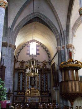 Felletin - Eglise Sainte-Valérie - Transept sud - Rétable du 17ème siècle