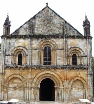 Melle - Eglise Saint-Hilaire - Façade occidentale