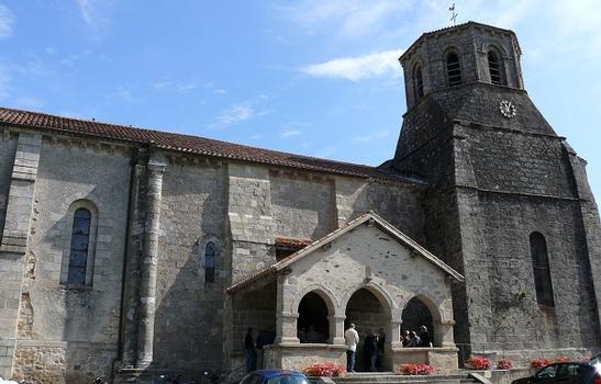 Secondigny - Eglise Sainte-Eulalie - Côté rue de Vendée