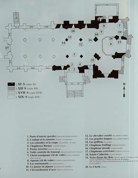 Secondigny - Eglise Sainte-Eulalie - Plan