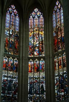 Dole - Collégiale Notre-Dame - Vitraux de l'abside