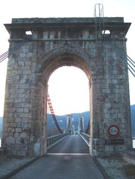 Robinetbrücke über den Rhone in Donzère